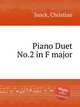 Piano Duet No.2 in F major, Junck, Christian 