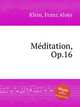 Mditation, Op.16, 