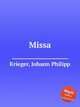 Missa, Krieger, Johann Philipp 