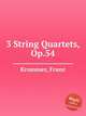 3 String Quartets, Op.54, Krommer, Franz 