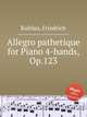 Allegro pathetique for Piano 4-hands, Op.123, Kuhlau, Friedrich 