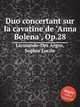 Duo concertant sur la cavatine de `Anna Bolena`, Op.28, Larmande-Des Argus, Sophie Lucile 