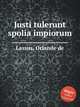 Justi tulerunt spolia impiorum, Lassus, Orlande de 