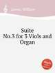 Suite No.3 for 3 Viols and Organ, Lawes, William 