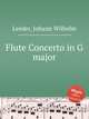 Flute Concerto in G major, Leeder, Johann Wilhelm 