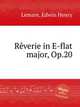 Rverie in E-flat major, Op.20, Lemare, Edwin Henry 