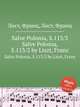 Salve Polonia, S.113/2. Salve Polonia, S.113/2 by Liszt, Franz, Liszt, Franz 