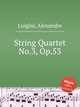 String Quartet No.3, Op.53, Luigini, Alexandre 