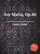 Ave Maria, Op.80, Luzzi, Luigi 