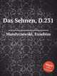 Das Sehnen, D.231, Mandyczewski, Eusebius 