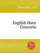 English Horn Concerto, Manookian, Jeff 