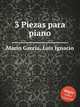 3 Piezas para piano, 