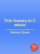 Trio Sonata in G minor, Matteis, Nicola 