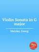 Violin Sonata in G major, Matzka, Georg 