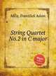 String Quartet No.2 in C major, 
