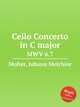 Cello Concerto in C major, MWV 6.7, Molter, Johann Melchior 