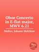 Oboe Concerto in E-flat major, MWV 6.21, Molter, Johann Melchior 