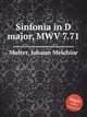 Sinfonia in D major, MWV 7.71, Molter, Johann Melchior 