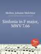 Sinfonia in F major, MWV 7.66, Molter, Johann Melchior 