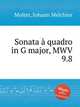 Sonata quadro in G major, MWV 9.8, Molter, Johann Melchior 