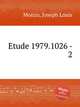 Etude 1979.1026 - 2, Monzo, Joseph Louis 