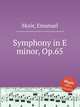 Symphony in E minor, Op.65, 