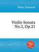 Violin Sonata No.2, Op.21, 