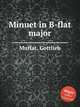 Minuet in B-flat major, Muffat, Gottlieb 