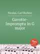 Gavotte-Impromptu in G major, Nicolai, Carl Richter 