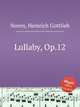 Lullaby, Op.12, Noren, Heinrich Gottlieb 