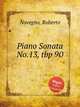 Piano Sonata No.13, tbp 90, Novegno, Roberto 