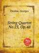 String Quartet No.23, Op.48, Onslow, Georges 