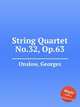 String Quartet No.32, Op.63, Onslow, Georges 