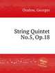 String Quintet No.5, Op.18, Onslow, Georges 