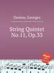 String Quintet No.11, Op.33, Onslow, Georges 