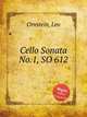 Cello Sonata No.1, SO 612, Ornstein, Leo 