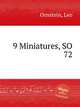 9 Miniatures, SO 72, Ornstein, Leo 