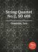 String Quartet No.2, SO 608, Ornstein, Leo 