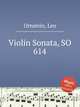 Violin Sonata, SO 614, Ornstein, Leo 