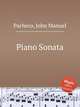Piano Sonata, Pacheco, John Manuel 