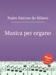 Musica per organo, Padre Narciso da Milano 