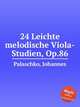 24 Leichte melodische Viola-Studien, Op.86, Palaschko, Johannes 