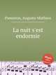 La nuit s`est endormie, Panseron, Auguste Mathieu 