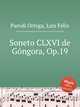 Soneto CLXVI de Gngora, Op.19, 