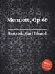 Menuett, Op.66, Partzsch, Carl Eduard 