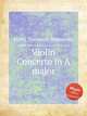 Violin Concerto in A major, Platti, Giovanni Benedetto 
