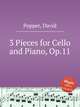 3 Pieces for Cello and Piano, Op.11, Popper, David 