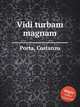 Vidi turbam magnam, Porta, Costanzo 