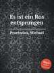 Es ist ein Ros entsprungen, Praetorius, Michael 