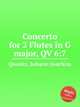 Concerto for 2 Flutes in G major, QV 6:7, Quantz, Johann Joachim 